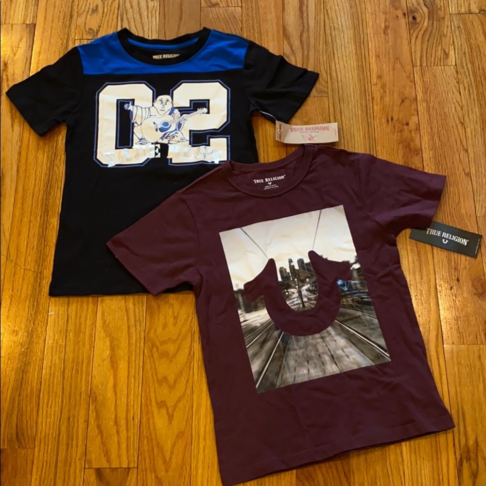 True Religion shirts - Kids size 8